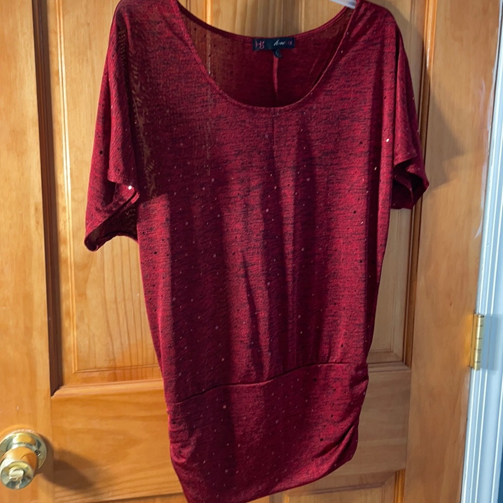 Women’s sequin shirt, Size M